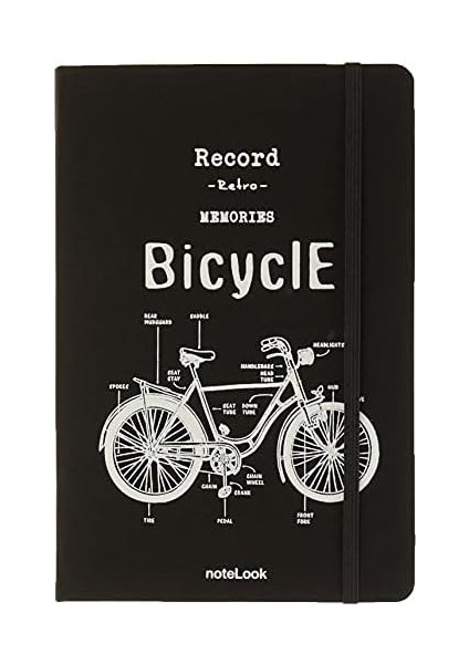 Scrikss Tekstil Kapak Çizgili Defter A5 Beyaz fiyatları