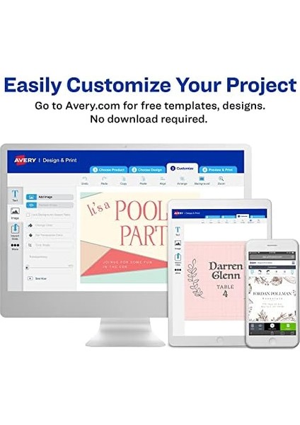 Kendinden Yapışkanlı Çıkarılabilir Lazer Kimlik Etiketleri, Beyaz, 8,5 x 11 Inç, Paket Başına 25 (6465) modelleri