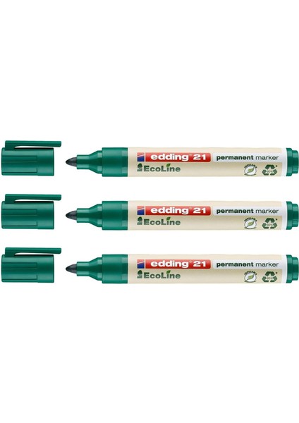Ecoline 1,5-3 mm Kalıcı Markör 21 x Yeşil