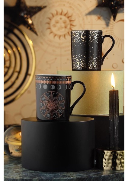 Porselen Cosmic Love Forest 2 Parça Mug 11817