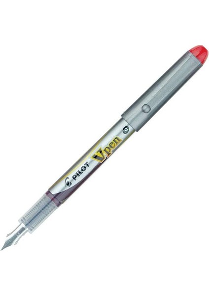 Kalem Tutucu Tek Kullanımlık V-Pen Kırmızı Svp-4m-R, Kırmızı