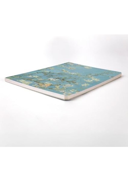 Almond Blossoms, Van Gogh 1890, Vintage Defter I, Çizgisiz, 96 Sayfa, Iplik Dikiş, Esnek Kapak, Yaldızlı Oval Kenar, Tuval Doku, 90 Gram, Fildişi Renk, 14,8X21X1CM fiyatları