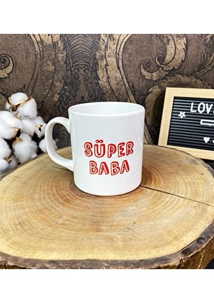 Süper Baba Tasarımlı Kupa Bardak