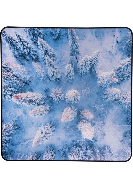 G-Sr Unique Control 450X450X4 mm Xsoft Base E-Sports Gaming Oyuncu Mouse Pad (Snowy)