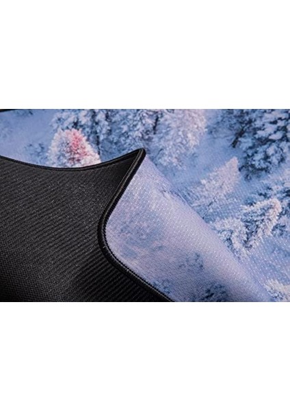 G-Sr Unique Control 450X450X4 mm Xsoft Base E-Sports Gaming Oyuncu Mouse Pad (Snowy)