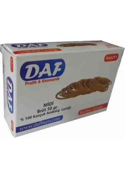 Midi Brüt Kauçuk Ambalaj Lastiği, 50 Gr, Pratik ve Ekonomik