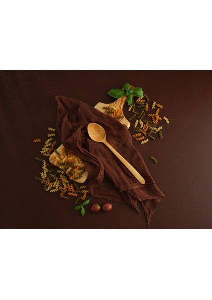 Ahşap Şimşir Ağacı El Yapımı Kaşık 27 cm