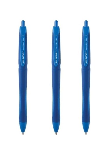 Jel Kalem Berry 07 Koyu Mavi 3lü Set fiyatları