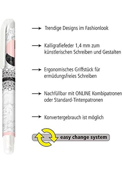 College Iı Soft Marble Dolma Kalem 1.4 mm fiyatları