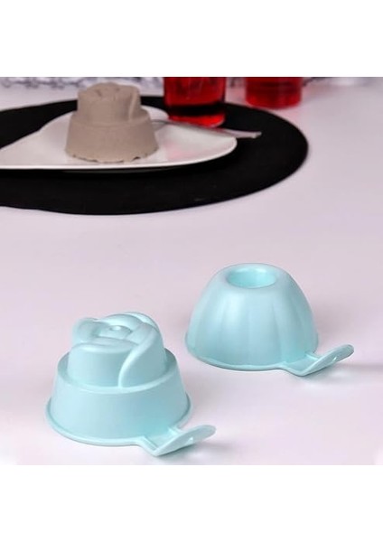 2'li Sevimli Pilav ve Helva Servis Kalıbı, Farklı Şekilli Pratik Sunum Kalıpları, Bpa Içermeyen Plastik modelleri