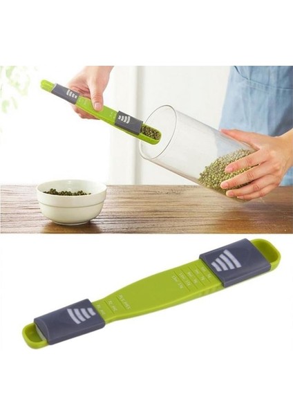 Yönlü Mutfak Ölçüm Kaşığı, Baharat, Un ve Şeker Için Ölçü Çubuğu modelleri