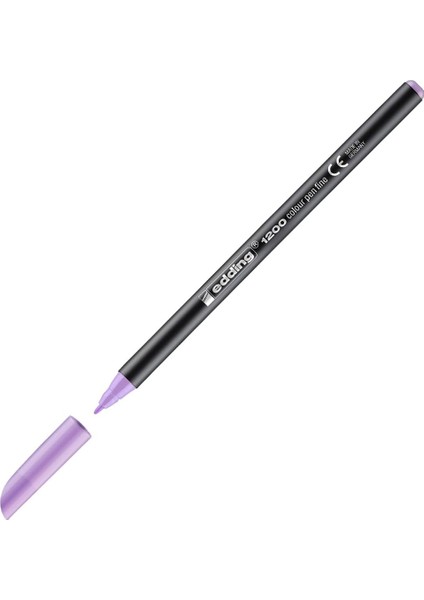 1200 Ince Uçlu Keçeli Kalem - Berry Lavanta - 1 Kalem - Yuvarlak Uçlu 1 mm