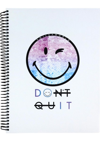 Smiley 18,5X25,5 100 Yaprak Kareli (Sert Kapak)
