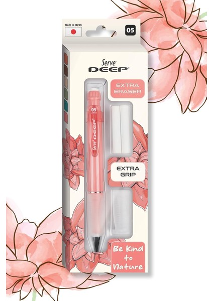 Deep Klm & Grıp & Sılgı Yedeklı Set 05MM Mercan