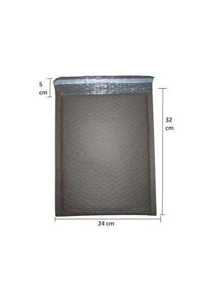 Kraft Kaplı Balonlu (Baloncuklu Pat Pat) Zarf 24 x 32+5 cm 10 Adet