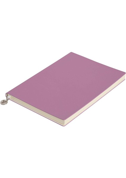 Classic Esnek Kapak Çizgili Defter, 14.8X21 cm -Pembe