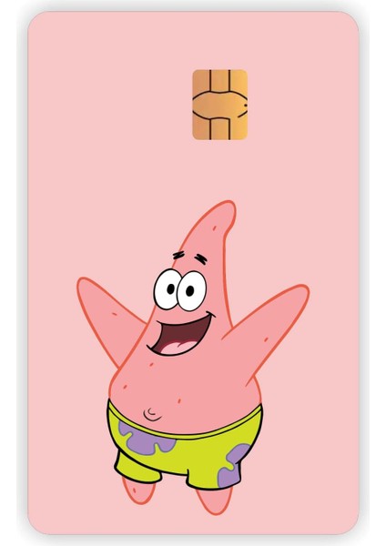 Aksesuar Patrick Yıldız Kart Kaplama Sticker Kart Etiketi