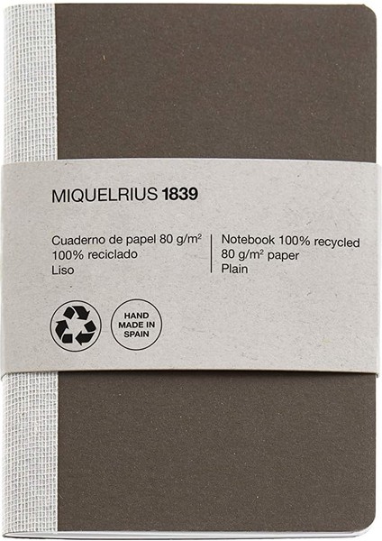 Defter Mr Geri Dönüşüm 104X150 Düz Kahve