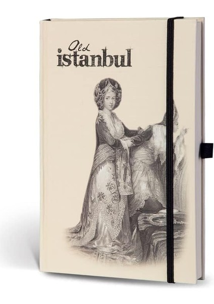 Color Eski Istanbul Cep Journal Çizgili Lastikli Sultan