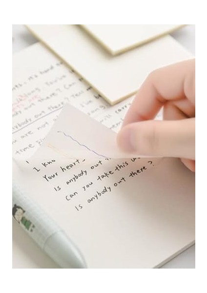 Adet Kare Şeffaf Yapışkanlı Not Kağıdı Karenot Beyaz (3X50 Yaprak) modelleri