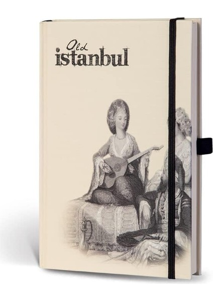 Color Eski Istanbul Journal Çizgili Lastikli Fasıl