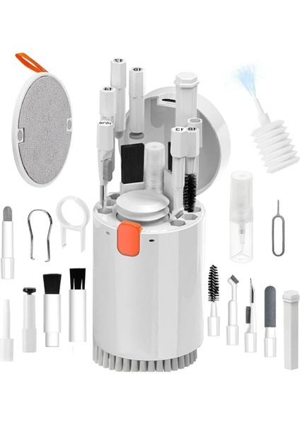 20 Parça Çok Fonksiyonlu Bilgisayar Temizleme Seti Klavye Cep Telefonu Kablosuz Kulaklık Temizleme Kalemi Toz Alma Multi Temizlik Kiti 20IN1
