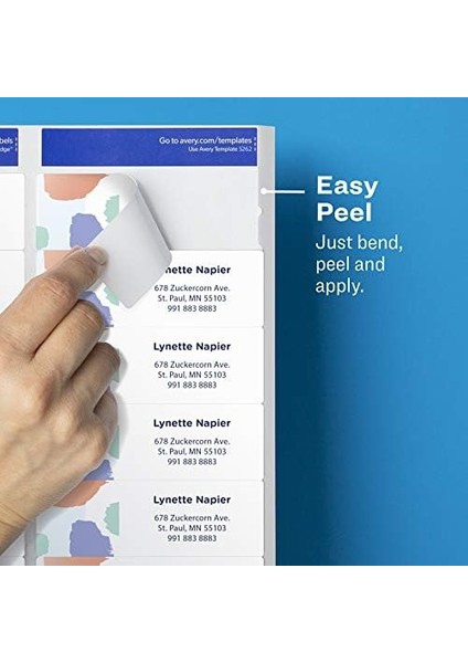 Yazdırılabilir Kargo Etiketleri, 2" x 4", Mat Şeffaf, 100 Boş Posta Etiketi (18663) modelleri