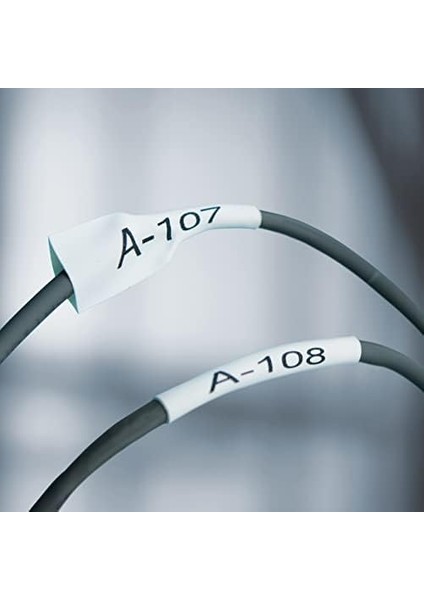 Isıyla Küçülen Şerit 12MM x 1,5M Beyaz/syh modelleri