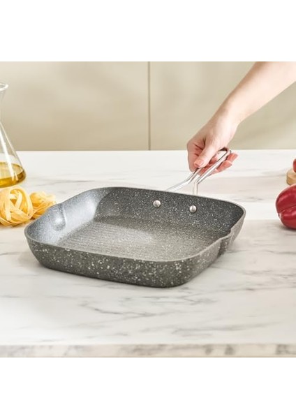 Salvador Bio Granit 28 cm Grill Tava