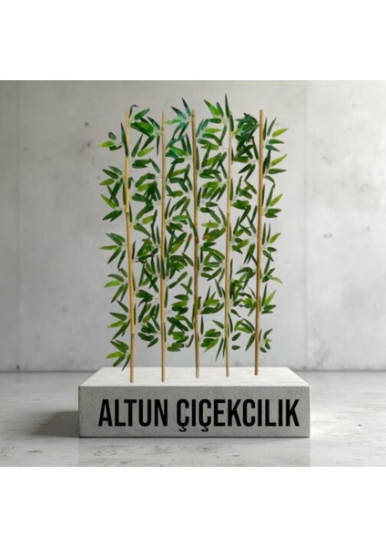 10 Adet 170 cm Yapay Çiçek Islak Doku Bambu Çubuk Ağaç Saksı Dahil Değildir