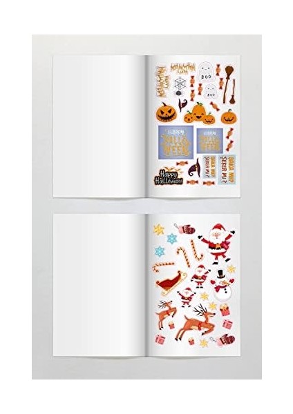 Color Sticker Book Kutlama Özel Gün Etiket Serisi modelleri