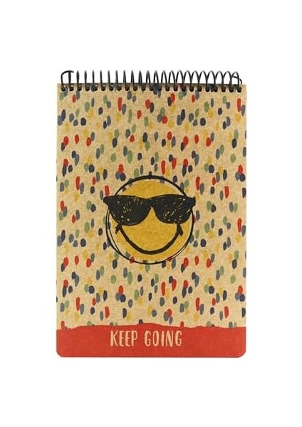 Smiley Bloknot A5 100 Yaprak Çizgili (Sert Kraft Kapak) modelleri