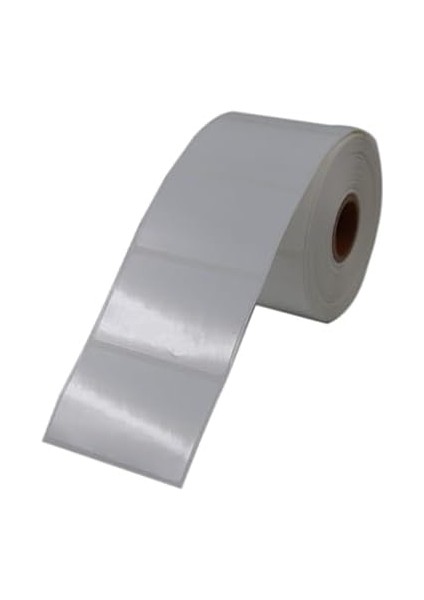 Opak Etiket 60MM x 40MM Ruloda 1000 Adet 12 Rulo Toplamda 12000 Adet Etiket Yırtılmaya Dayanıklı