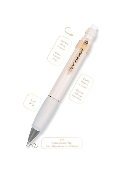 Deep Klm & Grıp & Sılgı Yedeklı Set 05MM Fıldısı