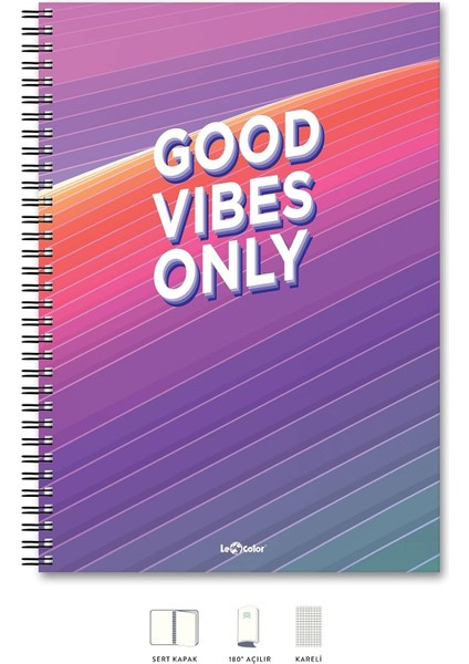 Color A4 Defter Kareli 200 Syf Good Energy