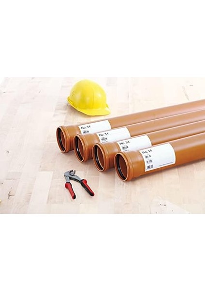 9533 Folyo Etiketleri, 10 Yaprak, 99,1 x 42,3 Mm, A4 Başına 12, 120 Adet, Kendinden Yapışkanlı, Mat, Boş Dış Mekan Yapışkan Etiketleri, Polietilen modelleri