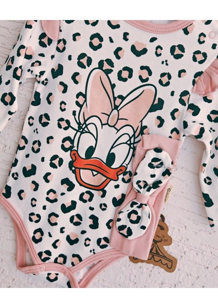 Luvvera Duck Baskılı 3lü Bebek Kıyafet Takımı (Body Tayt Saç Bandı) fiyatları