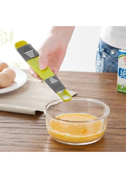 Ölçü Kaşığı, Çift Taraflı Ölçü Kaşığı Baharat, Tuz, Şeker Için Ölçü Çubuğu Çift Yönlü Kullanım fiyatları