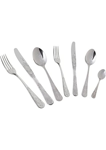Antique 12 Kişilik 84 Parça Çatal Kaşık Bıçak Takımı modelleri