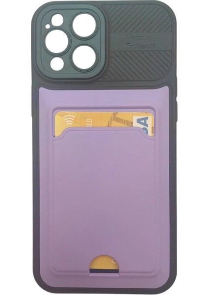 iPhone 11 Pro Uyumlu Kamera Korumalı Kartlıklı Kılıf(Çıkarılabilir Kamera Koruma)