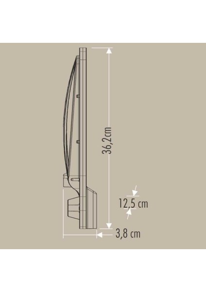 Cata 70W Ledli Sokak Aydınlatma Armatürü CT-4681 Beyaz Işık