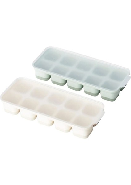 20 cm Spjutrocka 2 Adet Renkli Kapaklı Buz Kalıbı Plastik