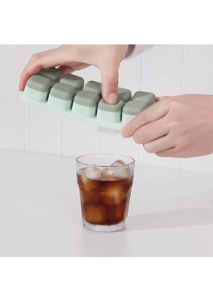 20 cm Spjutrocka 2 Adet Renkli Kapaklı Buz Kalıbı Plastik