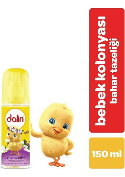 Nessiworld Dalin Sprey Bebek Kolonyası Bahar Tazeliği 150 ml