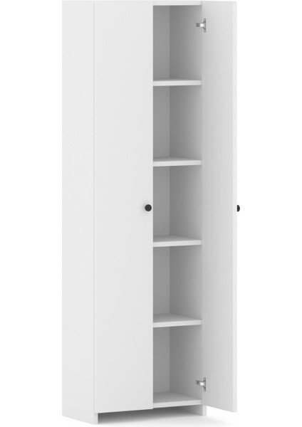 Liza Beyaz Çok Amaçlı 2 Kapaklı Dolap fırsatları