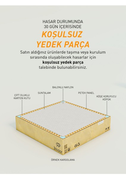 Çok Amaçlı Dolap Beyaz Kiler Dolabı Raflı Dolap