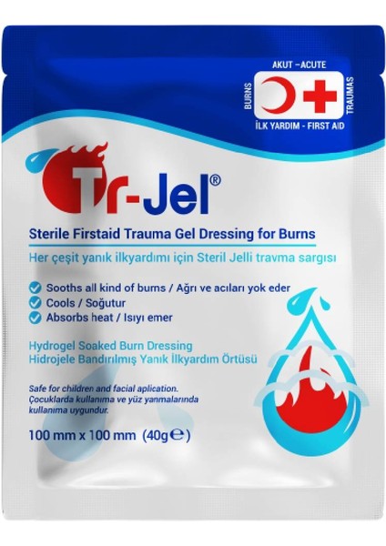 Tr-Jel 10X10 Yanık Örtüsü