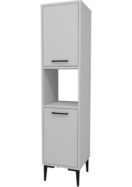 Daminol 5 Raflı 2 Kapaklı Çok Amaçlı Mutfak Dolabı, Beyaz - Daminol fırsatları