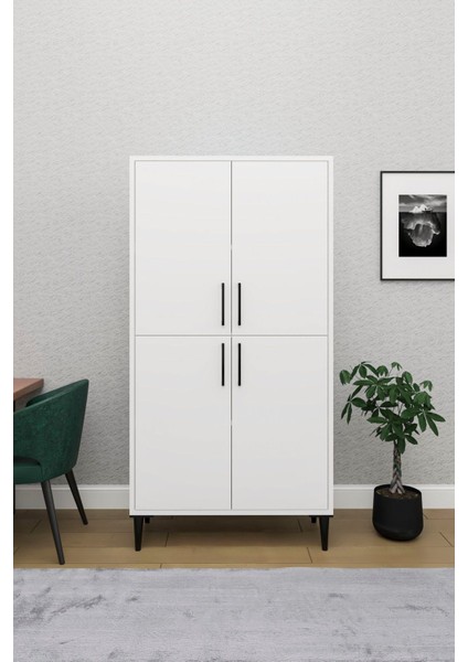 Practical Çok Amaçlı Kapaklı Kiler Ayakkabılık Mutfak Erzak Dolabı