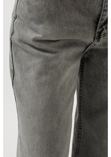 Taş Şerit Detaylı Jean